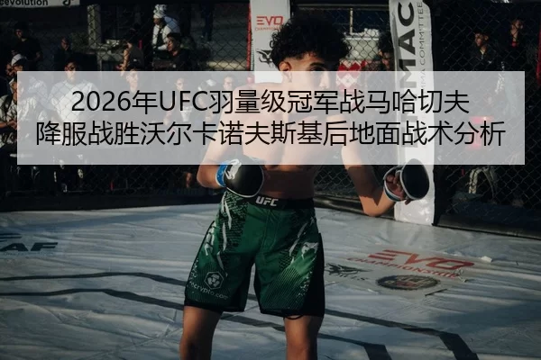 2026年UFC羽量级冠军战马哈切夫降服战胜沃尔卡诺夫斯基后地面战术分析