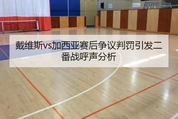 戴维斯vs加西亚赛后争议判罚引发二番战呼声分析